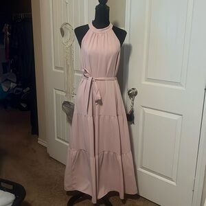 Maxi dress, tie at waist